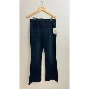 Sofia Jeans Dark Wash Pull on Melisa Flares Size 14